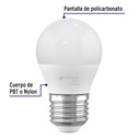 LED-30GCB | Lámpara LED G45 3 W (equiv. 25 W), luz cálida, caja, Basic