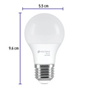 LED-40CB | Lámpara LED A19 6 W (equiv. 40 W), luz cálida, caja, Basic