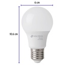 LED-60FB | Lámpara LED A19 8 W (equiv. 60 W), luz de día, caja, Basic
