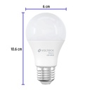 LED-60CB | Lámpara LED A19 8 W (equiv. 60 W), luz cálida, caja, Basic