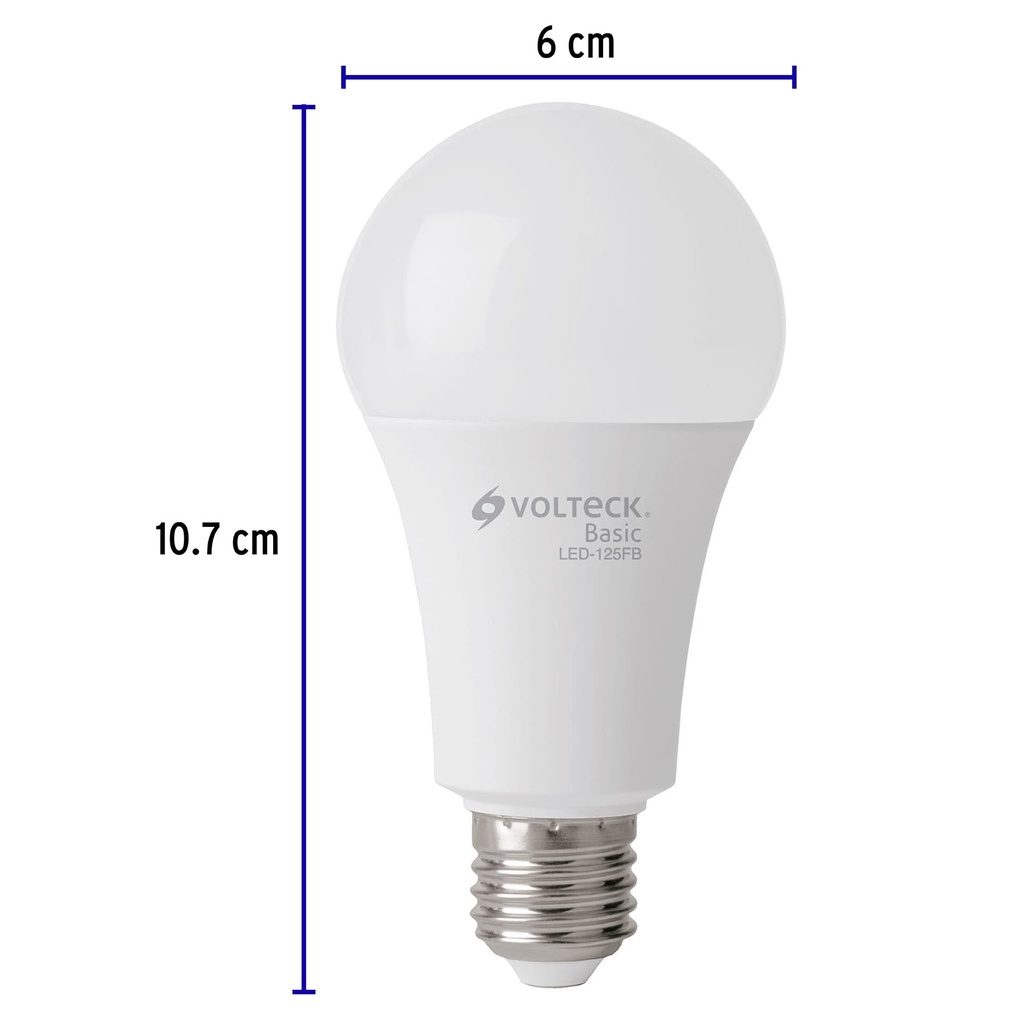 LED-125FB | Lámpara LED A22 16 W (equiv. 100 W), luz de día, caja, Basic