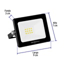 REF-400L | Reflector ultra delgado LED 10 W luz de día, Volteck Basic