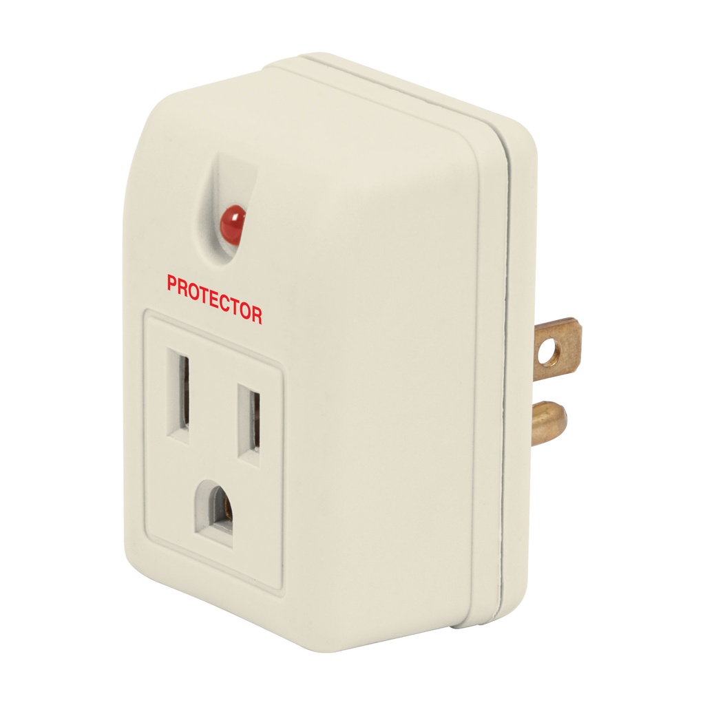 AD-270 | Adaptador con supresor de picos 270 joules, Volteck