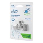 ANG-07BL | Llave angular 1/2' x 1/2', 1/4 de vuelta, blíster, Foset