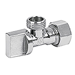 ANG-CPVC | Llave angular de latón 1/2 x 1/2' para CPVC, tipo barrilito