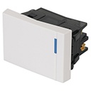 APSE15-EEB | Interruptor de 3 vías, 1.5 módulos, línea Española, blanco