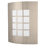 ARB-003S | Arbotante decorativo cuerpo acero inox, lámpara no incluida