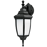 ARB-103L | Arbotante de LED 8 W tipo farol suspendido negro, Volteck