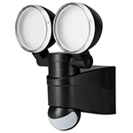 ARB-902L | Arbotante LED 12 W negro con sensor de movimiento, Volteck