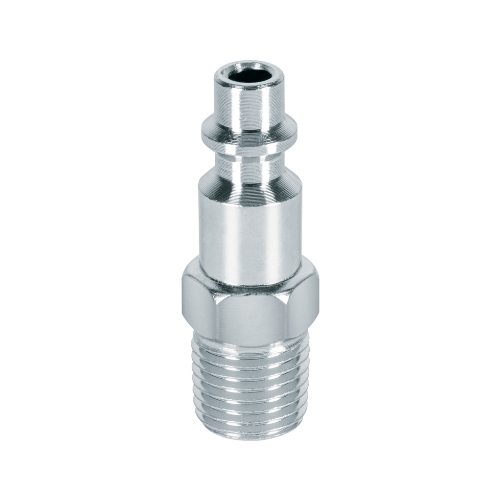 CORAL-MA-1/4P | Conector rápido, tipo M, cuerda 1/4 NPT, macho Pretul