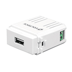 CUSB-IB | Módulo puerto USB, línea Italiana, color blanco, Volteck