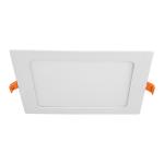 EMP-401LC | Luminario ultra delgado LED 12W empotrar cuadrado luz cálida