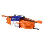 ER-25X16 | Extensión eléctrica de uso rudo 25 m 2x16 AWG, Volteck