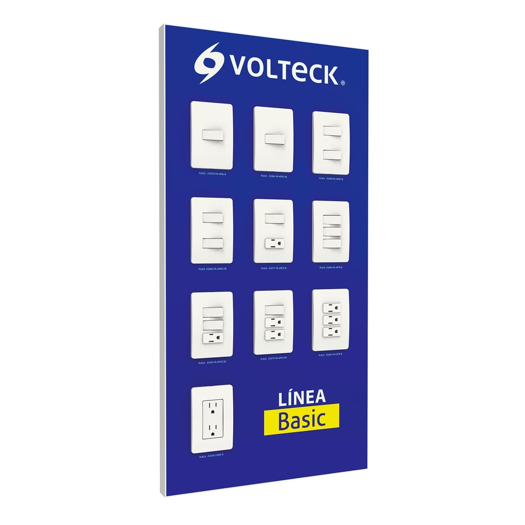 EX-BA-VK | Exhibidor de Línea Basic armada, Volteck