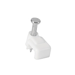GPL-5B | Bolsa con 20 grapas blancas de 3 x 6 mm para cable plano