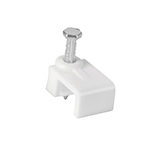 GPL-8B | Bolsa con 20 grapas blancas de 5 x 8.5 mm para cable plano