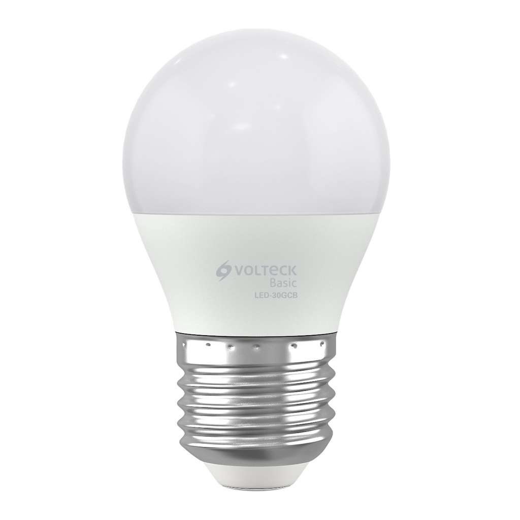 LED-30GCB | Lámpara LED G45 3 W (equiv. 25 W), luz cálida, caja, Basic
