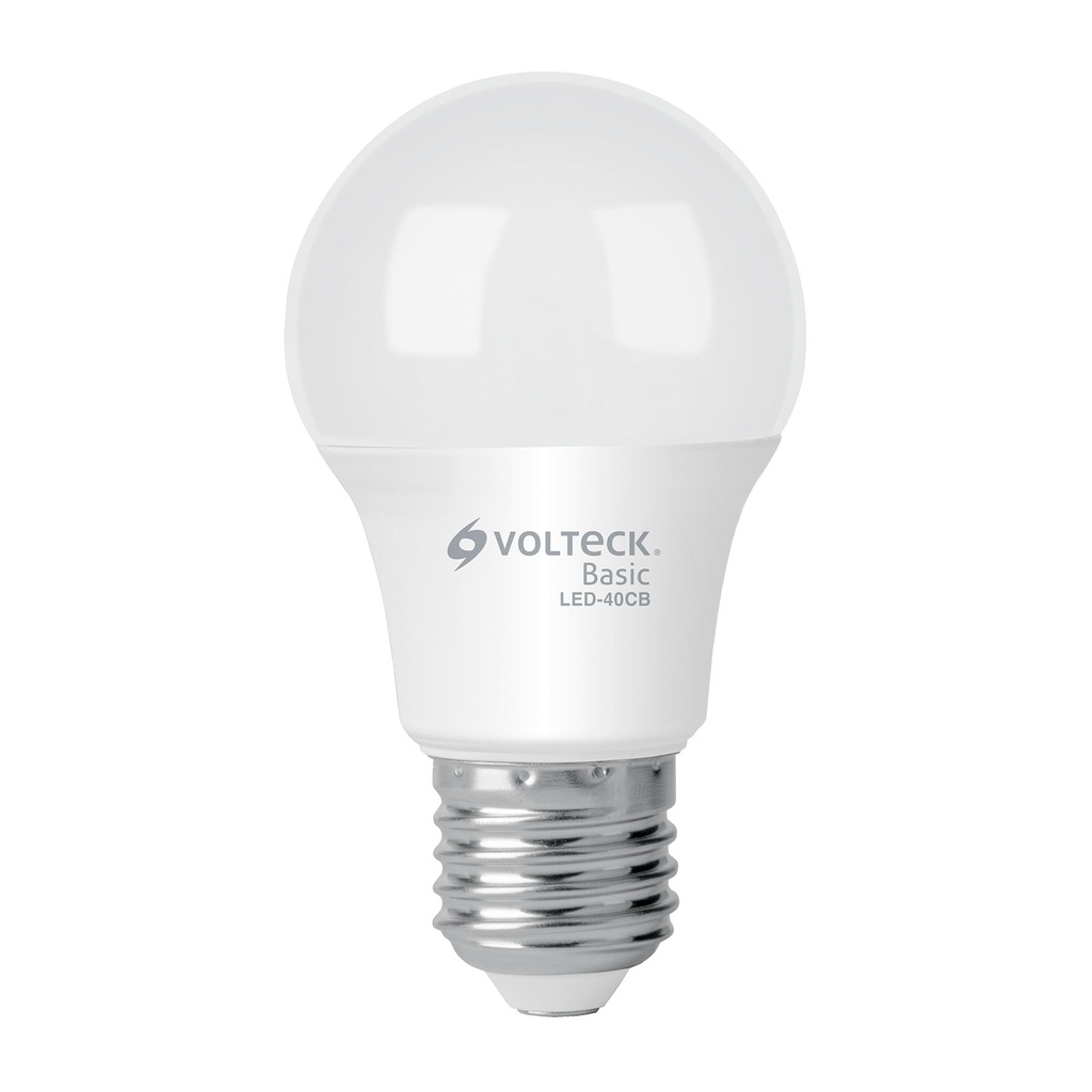 LED-40CB | Lámpara LED A19 6 W (equiv. 40 W), luz cálida, caja, Basic
