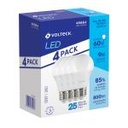 LED-60FX4 | Pack de 4 lámparas LED A19 9 W (equiv. 60 W), luz de día