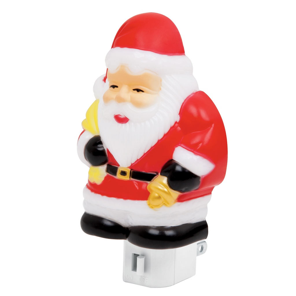 LUZ-07 | Luz de noche con lámpara E12, Santa Claus, Volteck