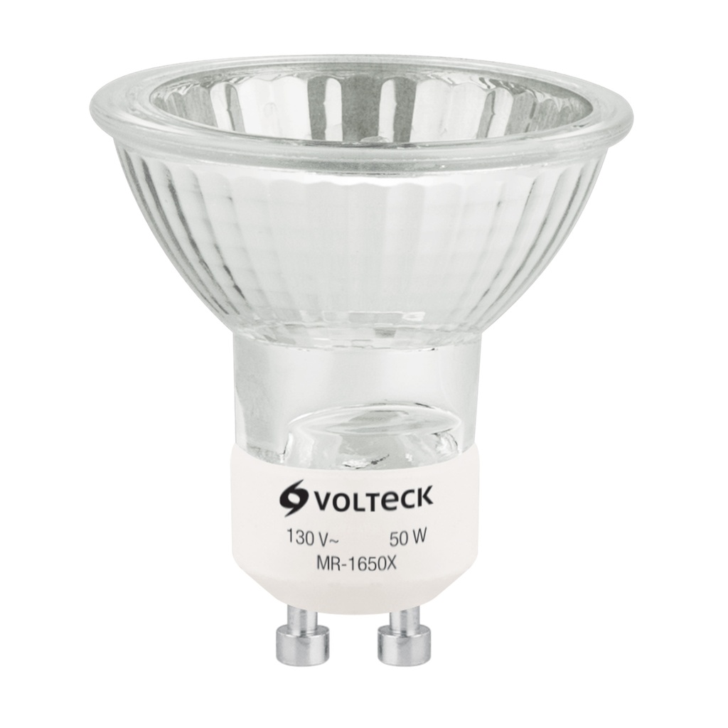 MR-1650X | Lámpara de halógeno 50 W tipo MR 16 base GU10, Volteck