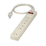 MUL-6 | Multicontacto 16 AWG uso rudo con 6 entradas, Volteck