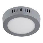 PLA-214L | Luminario gris de LED 6 W redondo tipo plafón luz de día