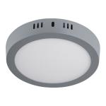 PLA-215L | Luminario gris de LED 12 W redondo tipo plafón luz de día