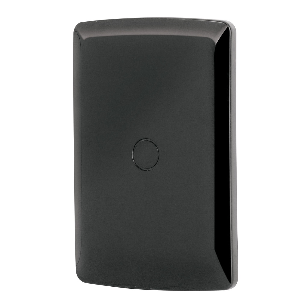 PPC-IN  | Placa ciega, Italiana, color negro, Volteck