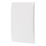 PPCI-OB | Placa de ABS ciega, línea Oslo, color blanco, Volteck