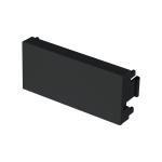 TA-LN | Tapón ciego negro de 1 módulo, línea Lisboa, Volteck