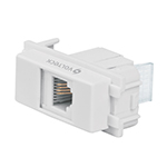 TE-IB | Toma de teléfono, línea Italiana, color blanco, Volteck