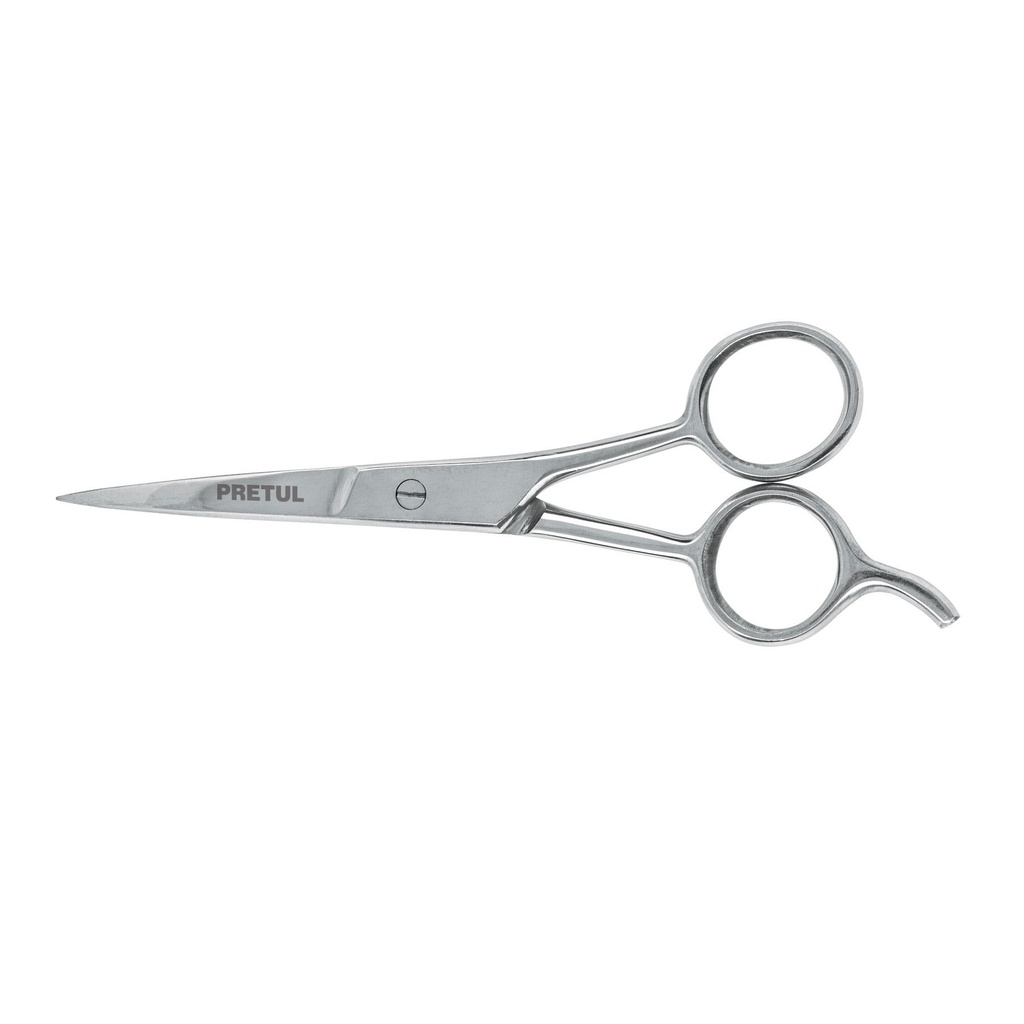 TP-8419-5-1/2 | Tijera 5-1/2' acero inox con gancho para estilista, Pretul