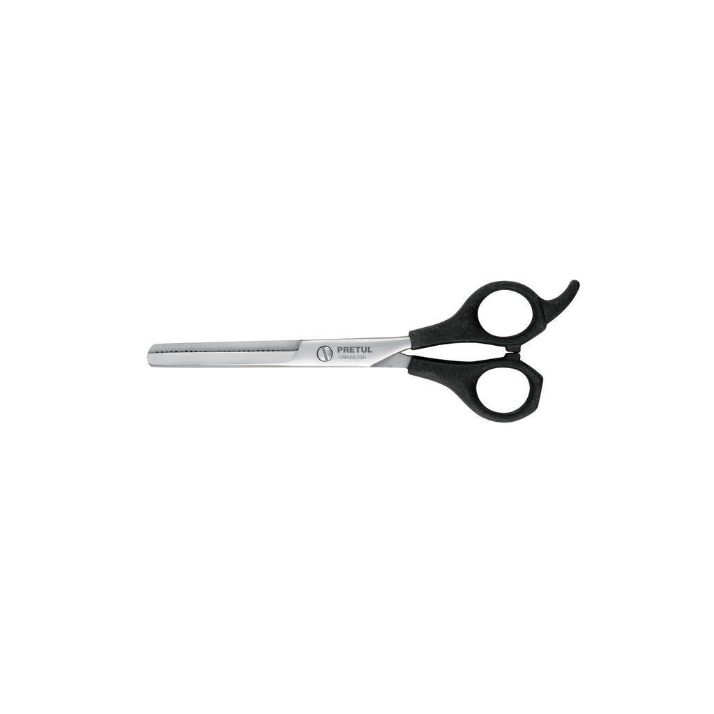 TP-8520-6-1/2 | Tijera 6-1/2' acero inox p/estilista p/degrafilado, Pretul
