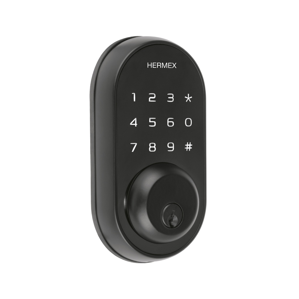CD-26 | Cerrojo Digital tubular color negro, Hermex