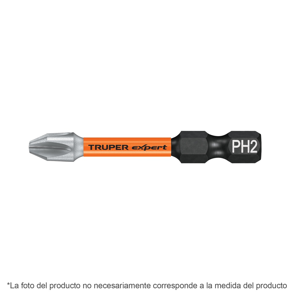 PUDE-1201I | Estuche con 5 puntas de cruz PH1 de impacto largo 2'