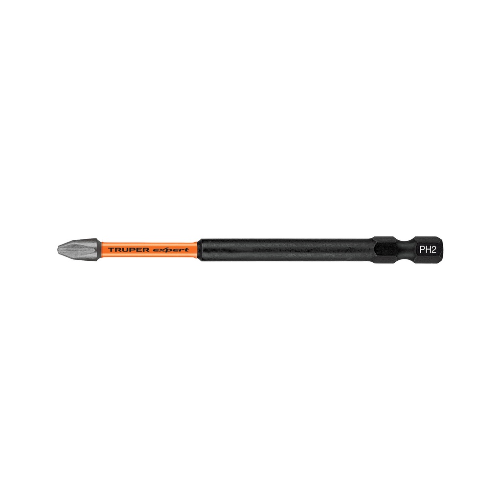 PUDE-1402I | Estuche con 5 puntas de cruz PH2 de impacto largo 4'