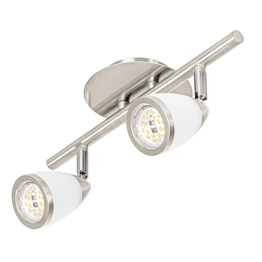 SOB-312S | Luminario de sobreponer 2 spots base GU10, Verona, Volteck