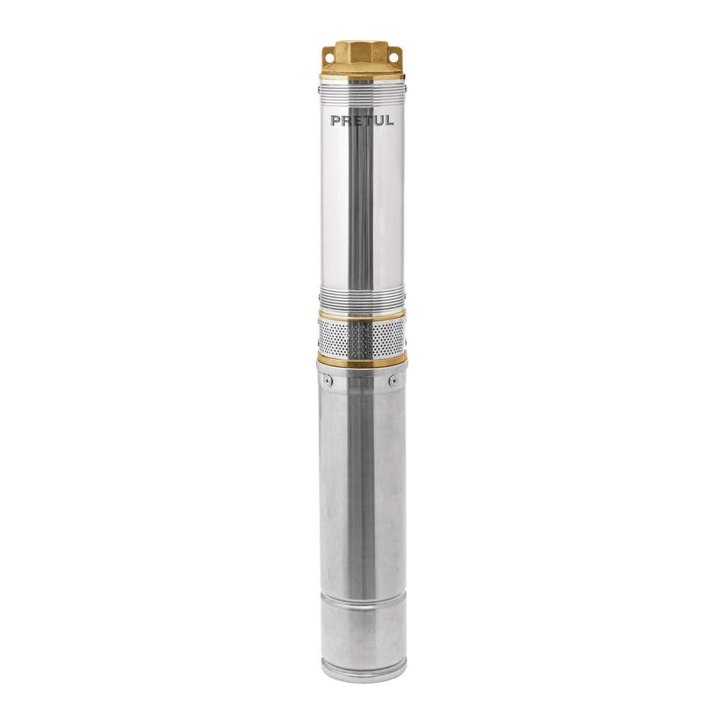 BOS-1LMP | Bomba sumergible, tipo bala, 1 HP, agua limpia, Pretul