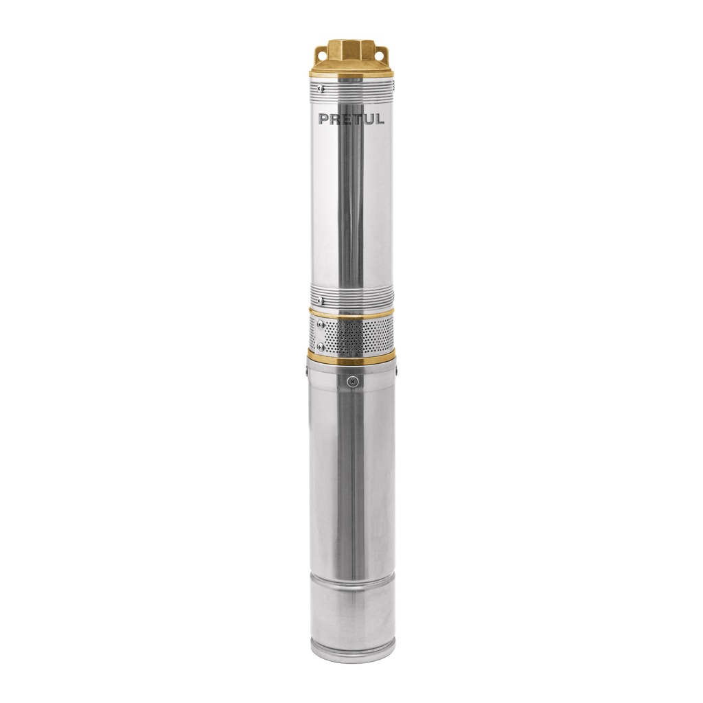 BOS-3/4LMP | Bomba sumergible, tipo bala, 3/4 HP, agua limpia, Pretul
