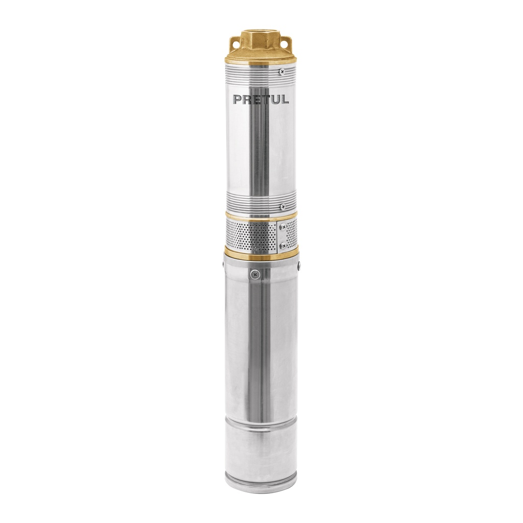 BOS-1/2LMP | Bomba sumergible, tipo bala, 1/2 HP, agua limpia, Pretul