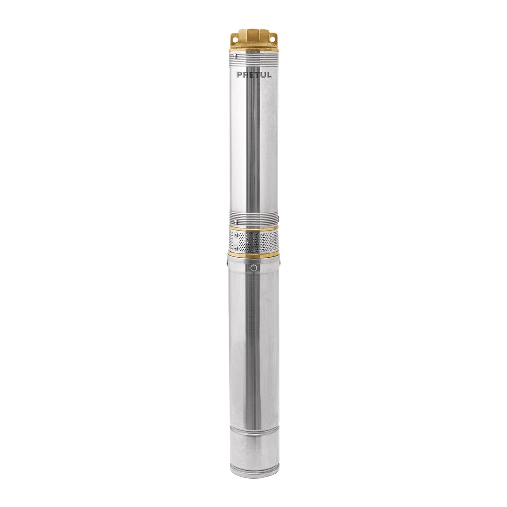 BOS-1-1/2LMP | Bomba sumergible, tipo bala, 1-1/2 HP, agua limpia, Pretul