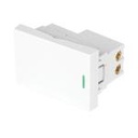 APSE15-LB | Interruptor sencillo blanco de 1.5 módulos, línea Lisboa