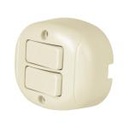 APSO-D | Interruptor de sobreponer dúplex, Volteck