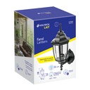 ARB-101S | Arbotante tipo farol soportado negro, lámpara no incluida