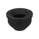 CHU-5032 | Chupón de hule negro, 2' x 1-1/4', Foset