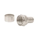 COCO-6C | Bolsa con 4 conectores coaxiales RG 6 tipo campana, Volteck