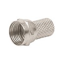 COCO-6R | Bolsa con 4 conectores coaxiales RG 6 de enroscar, Volteck
