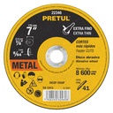 DICOF-7020P | Disco Tipo 41 de 7' x 2 mm corte fino de metal, Pretul