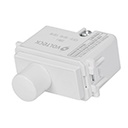 DIM-IB | Dimmer giratorio, línea Italiana, color blanco, Volteck